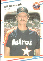 1988 Fleer Baseball Cards      450     Jeff Heathcock